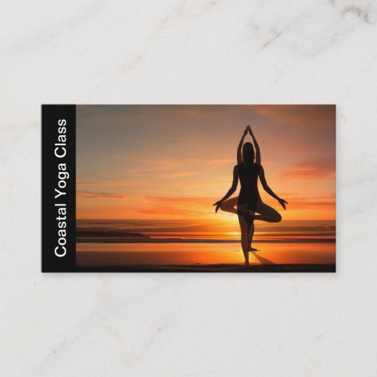 シーニックヨガクラシーインストラクター名刺 名刺 (正面)