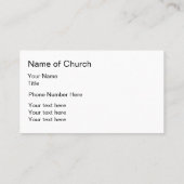 シーニックライトハウスチャーチデザイン 名刺 (裏面)
