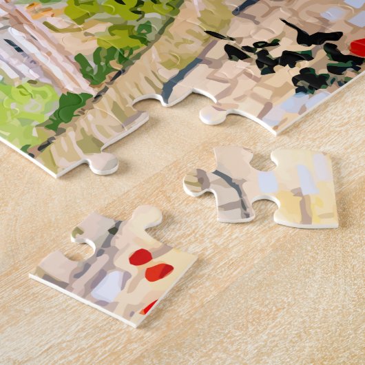 シーニックヴィンセントヴァンゴッホファインアートヴィンテージ ジグソーパズル (側面)