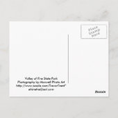 シーニック自然ハガキバレーオブファイア州パーク ポストカード (裏面)