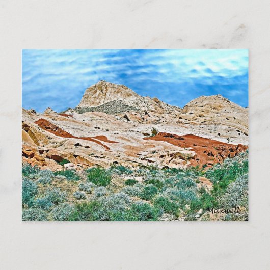 シーニック自然ハガキバレーオブファイア州パーク ポストカード (正面)