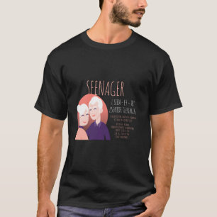 シーネガー市民おもしろいミーム高齢者退職した Tシャツ