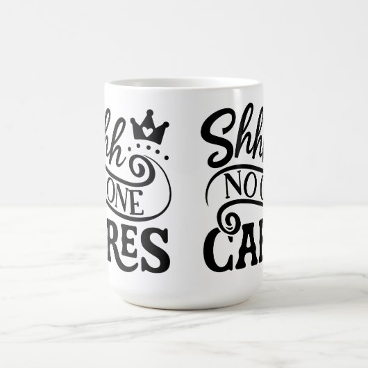 シーノワン気にタイポグラフィ感動的引用文 コーヒーマグカップ (中央)