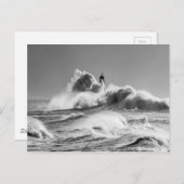 シーハムの嵐の海 ポストカード (正面/裏面)