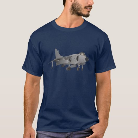 シーハリアージェット戦闘機 Tシャツ (正面)