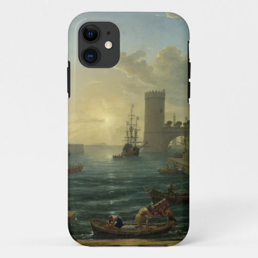 シーバの女王のエンバケーション – Claude Lorrain Case-Mate iPhoneケース (裏面)