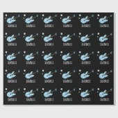 シーバスキおもしろいターギターフィッシュプンダークBG ラッピングペーパー (フラット)