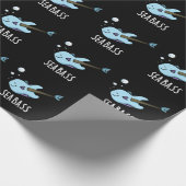 シーバスキおもしろいターギターフィッシュプンダークBG ラッピングペーパー (角)