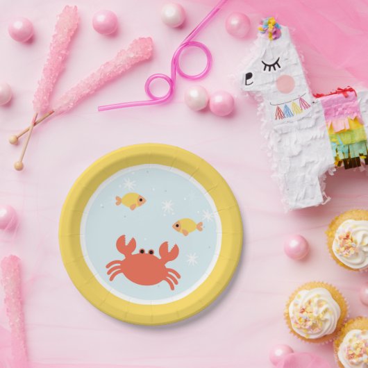 シーバースデーパーティーの下で ペーパープレート (パーティー)