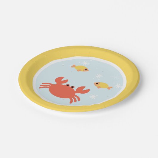 シーバースデーパーティーの下で ペーパープレート (アングル)