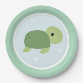 シーバースデーパーティーの下で ペーパープレート