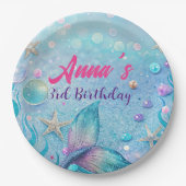 シーバースデーパーティーの下で ペーパープレート (正面)