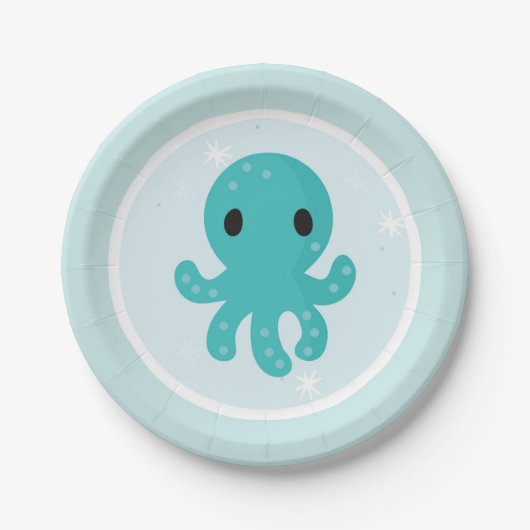 シーバースデーパーティーの下で ペーパープレート (正面)