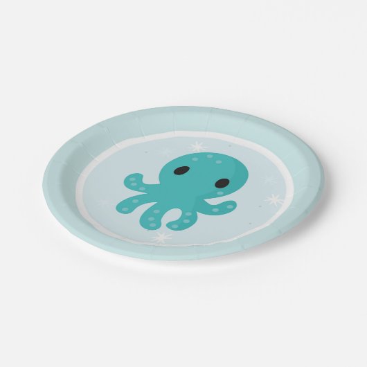 シーバースデーパーティーの下で ペーパープレート (アングル)