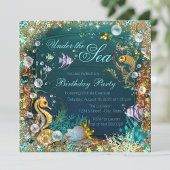 シーバースデーパーティーの下で 招待状