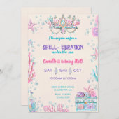 シーバースデーパーティーの下で 招待状 (正面/裏面)