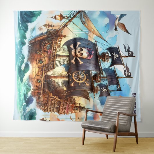 シーバーマイティンバーズパイレーツテーマ タペストリー (インサイチュ(横))