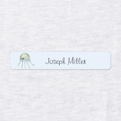 シーパイレーツ気に子供部屋デイネーム衣類 ラベル (デザイン1)