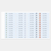 シーパイレーツ気に子供部屋デイネーム衣類 ラベル (シート)