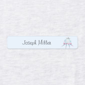 シーパイレーツ気に子供部屋デイネーム衣類 ラベル (デザイン2)