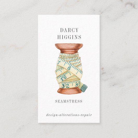 シーパステーラースプール測定テープビジネスCa 名刺 (正面)