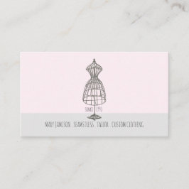 シーパステーラーヴィンテージドレス型枠 名刺