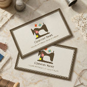 シーパステーラー裁縫マシシンプルン – シック 名刺