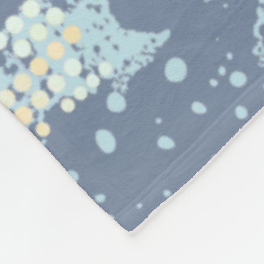 シーパターン(の模様が)あるビーチトーンパタン投げ フリースブランケット (角)