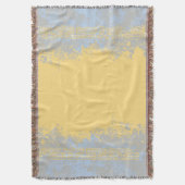 シーパターン(の模様が)あるビーチ調色パターン投げ スローブランケット (正面縦)