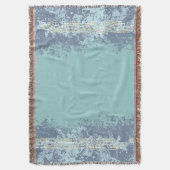 シーパターン(の模様が)あるビーチ調色パターン投げ スローブランケット (正面縦)