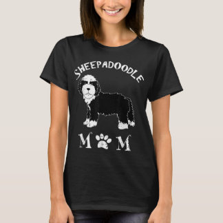 シーパドードルママ子犬かわいいペット動物の犬の恋人G Tシャツ