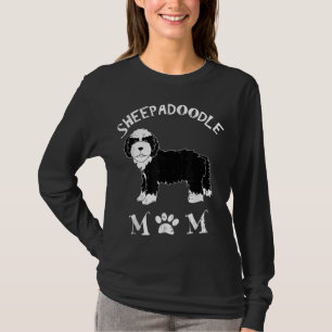 シーパドードルママ子犬かわいいペット動物の犬の恋人G Tシャツ