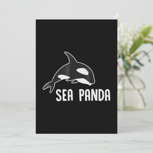 シーパンダおもしろい – キラーホエールオルカ海洋生物学 シーズンカード (スタンド正面)