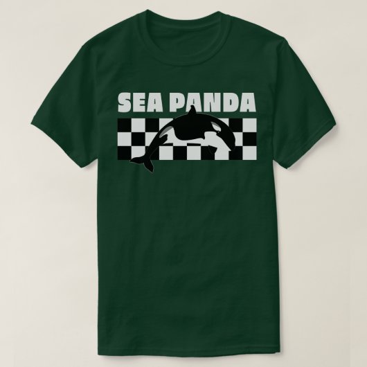 シーパンダオルカ Tシャツ (デザイン正面)