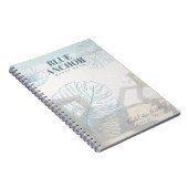 シーパーソナライズされたビーチフロントキャビンハットゲストブック ノートブック (右側)