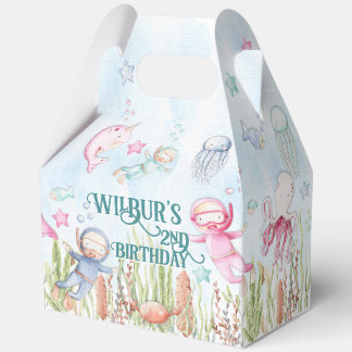 シーパーティー特典ボックスの下🐠カスタムギフトボックス フェイバーボックス