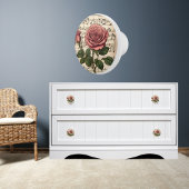 シービクトリアント音楽のピンクのバラ セラミックノブ