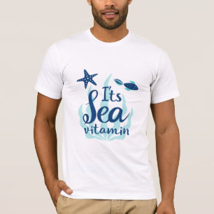 シービタミン – おもしろい海インスパイアサマーティー Tシャツ