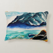 シービューの水色 アクセントクッション (裏面)