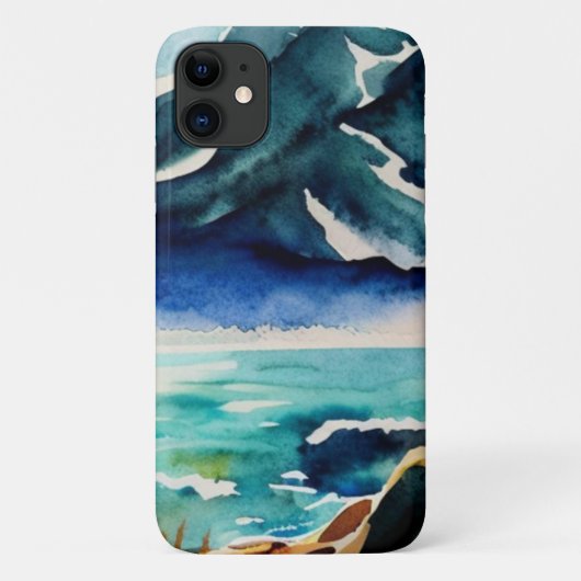 シービューの水色 Case-Mate iPhoneケース (裏面)