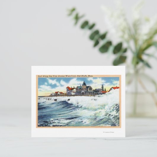 シービューアベニューウォーターフロントビューオブザサーフ ポストカード (スタンド正面)