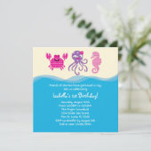 シービューツガール誕生日招待状 招待状 (スタンド正面)