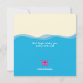 シービューツガール誕生日招待状 招待状 (裏面)