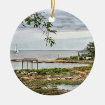 シービュービーチマディソンコネチカットオーナメント