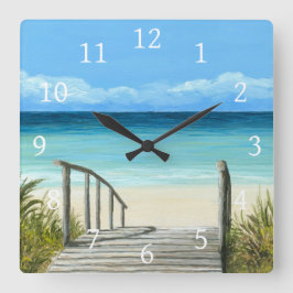 シービュー147海ビーチ スクエア壁時計