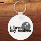 シービーのロゴが入ったシービーが大好き キーホルダー (正面)