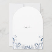 シービーチ結婚式招待状 |沿岸の目的地 招待状 (裏面)