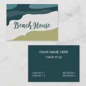 シービーチ 名刺 (正面/裏面)