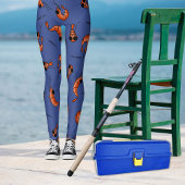 シーフおもしろいェエビのレッグ レギンス