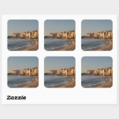 シーファル、シチリア島の海辺の町 スクエアシール (シート)